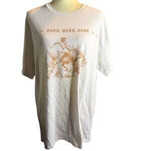 Zach Bryan Official Burn, Burn, Burn 2023 Tour Tee, Unisex Size XL